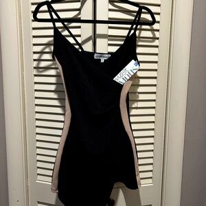 Juniors Woman's Almost Famous Black Sun Dress Romper NWT